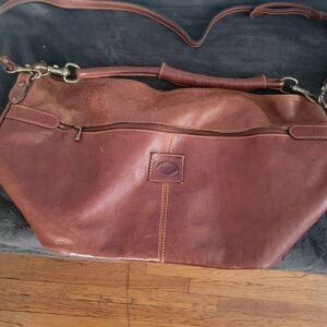 Carmel/Luggage Leather Shoulder Bag